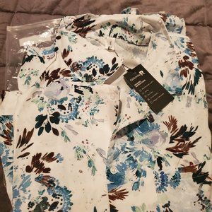 CharmkpR Blue Short Sleeve Button Down